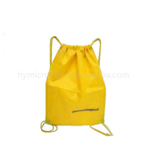 Personalized cheap advertising nonwoven backpacks, fold up drawstring backpacks, non-woven folded bag